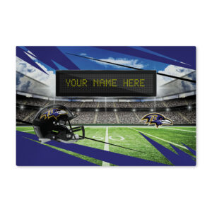 The Northwest Group Baltimore Ravens Scoreboard Personalized 20" x 32" Washable Rug