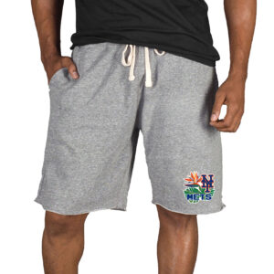 Men's Concepts Sport Gray New York Mets Mainstream Tri-Blend Shorts