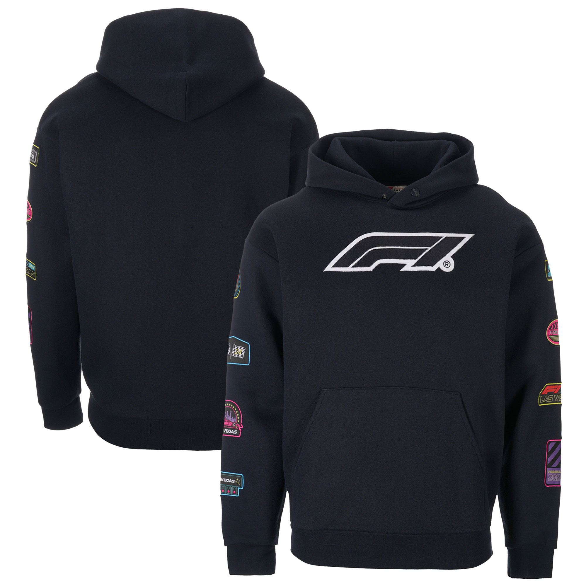 Unisex Navy Formula 1 2024 Las Vegas Grand Prix Patch Pullover Hoodie