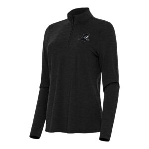 Women's Antigua  Heather Black Providence Friars Bright Quarter-Zip Top