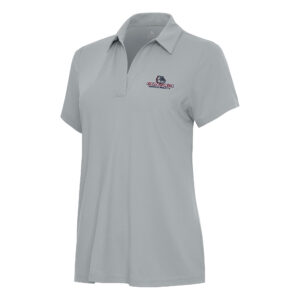 Women's Antigua Gray Gonzaga Bulldogs Era Polo