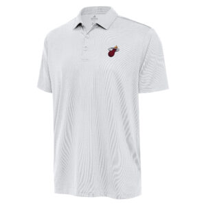 Men's Antigua  White Miami Heat Big & Tall Ellipse Polo
