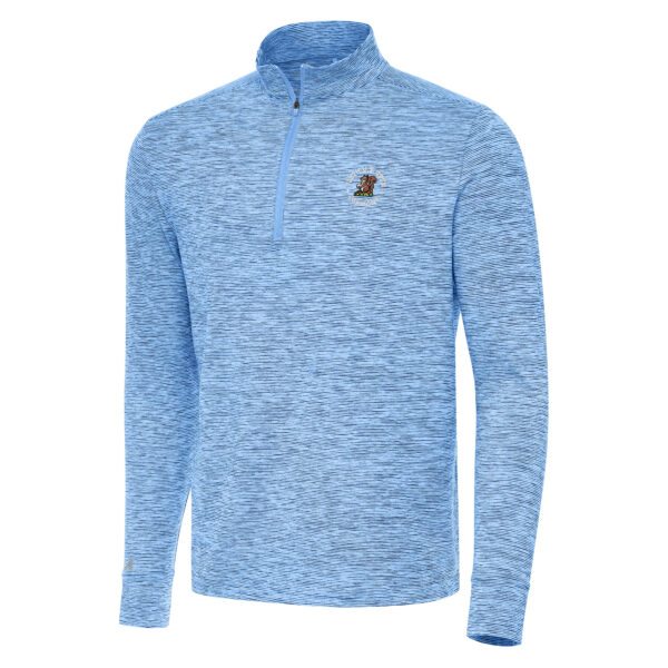 Men's 2025 U.S. Open  Antigua Heather Powder Blue Cause Quarter-Zip Top