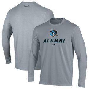 Men's Under Armour  Gray Johns Hopkins Blue Jays Alumni Performance Long Sleeve T-Shirt
