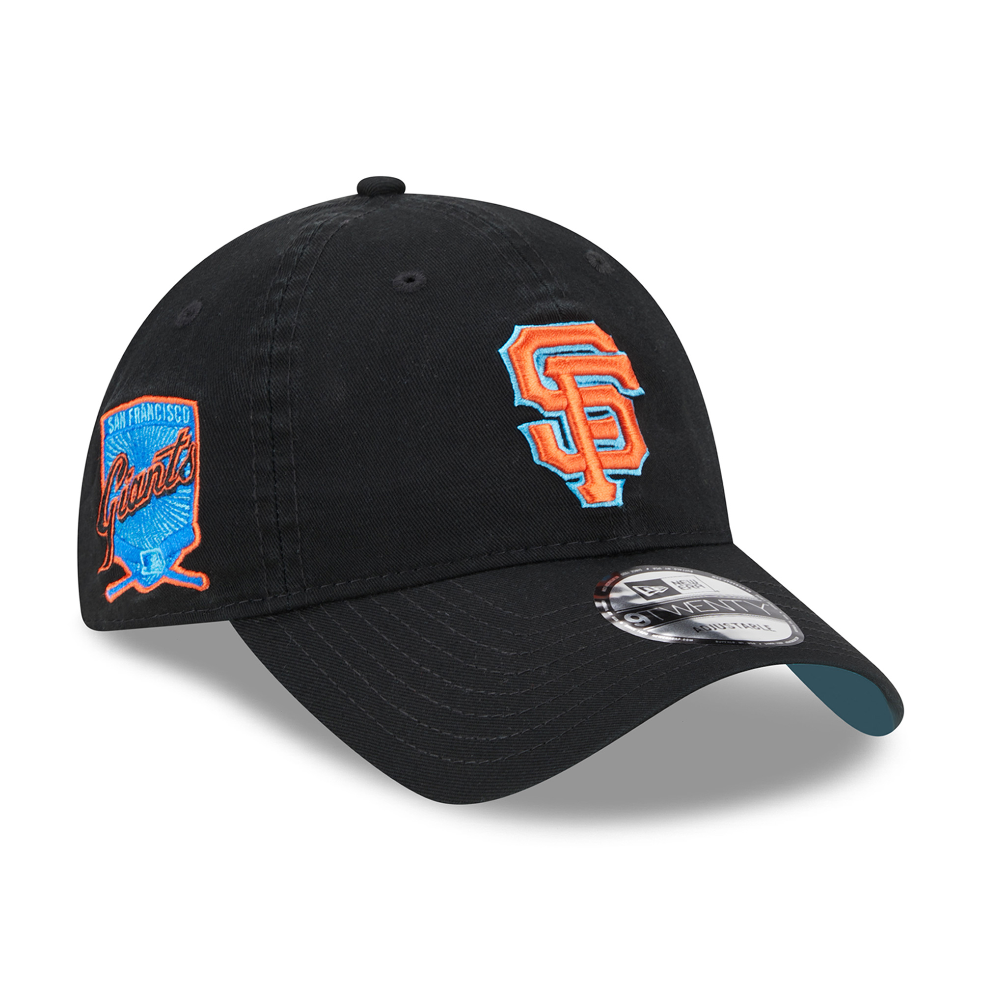 Men's New Era Black San Francisco Giants 2023 MLB Father's Day 9TWENTY Adjustable Hat - Image 2