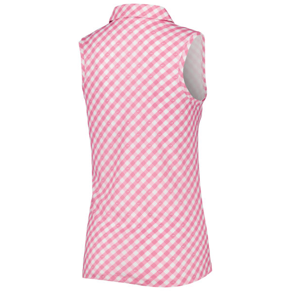 Women's Nike Pink Arnold Palmer Invitational Victory Performance Sleeveless Polo - Image 12