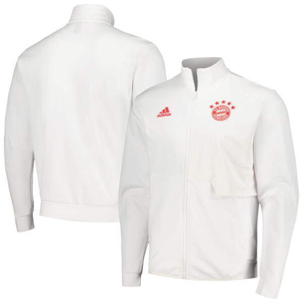 Men's adidas White Bayern Munich 2023/24 Anthem Full-Zip Jacket