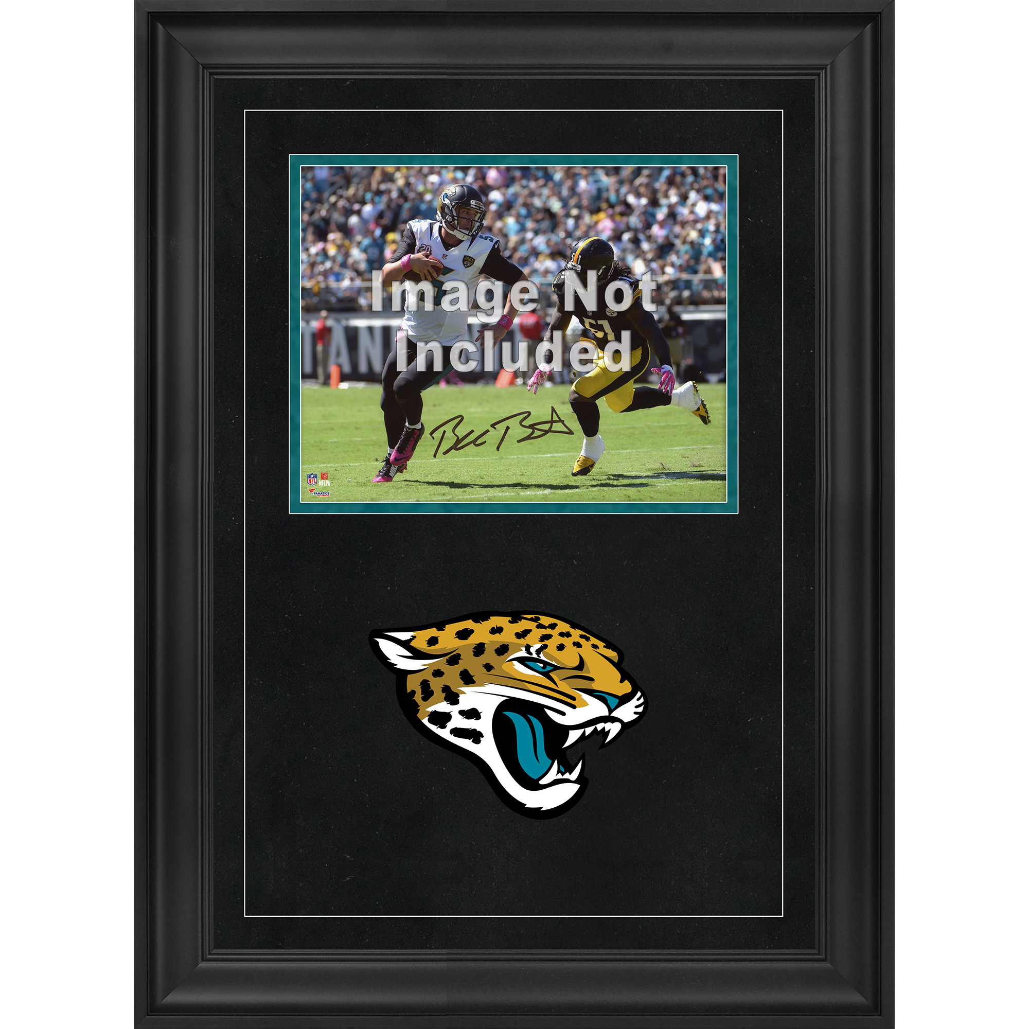 Jacksonville Jaguars 8'' x 10'' Deluxe Horizontal Photograph Frame with Team Logo