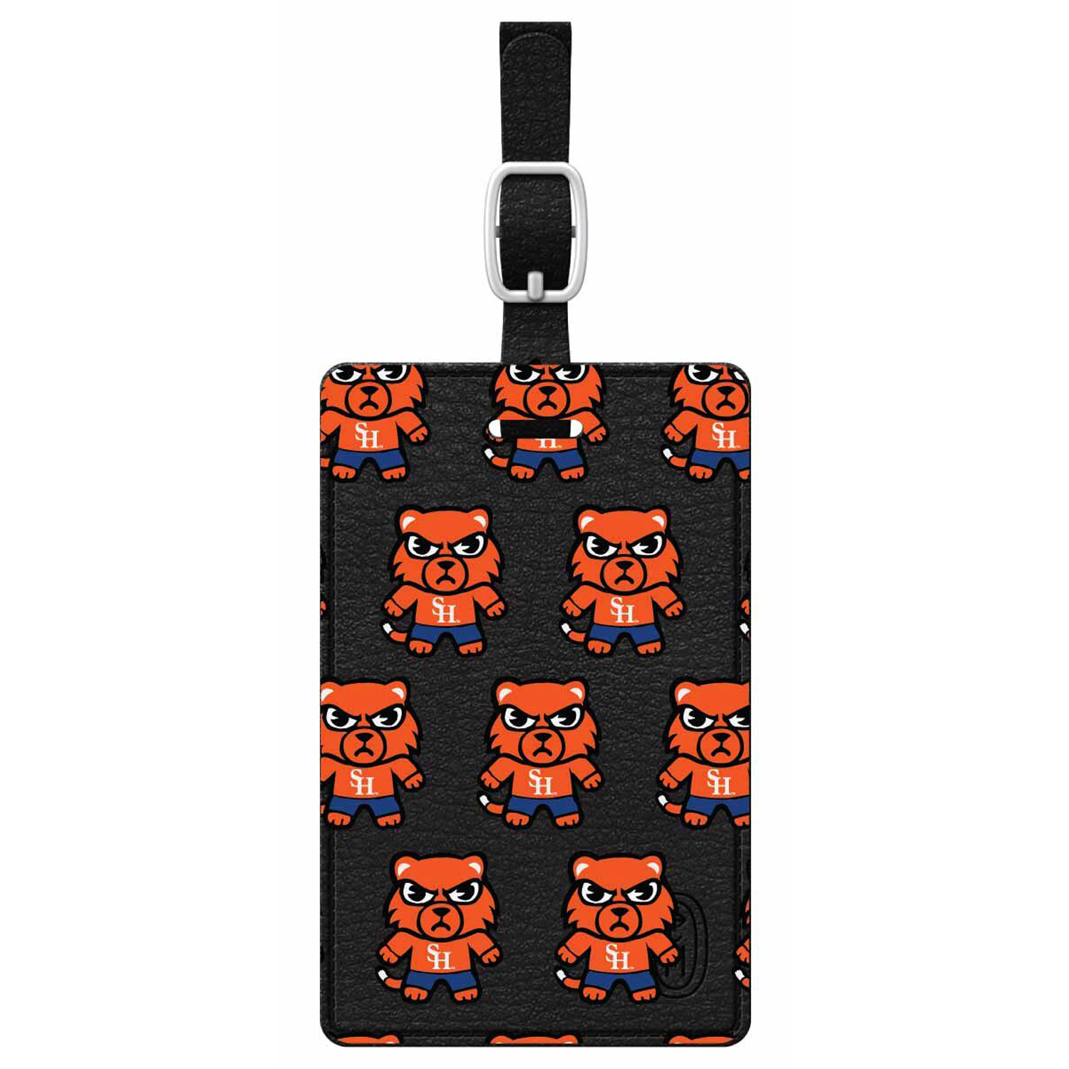 Black Sam Houston State Bearkats Mascot Tokyodachi Luggage Tag - Image 6