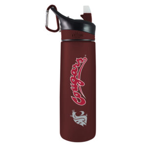Crimson Washington State Cougars 24oz. Tritan Plastic Sport Bottle