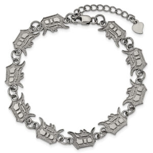 Women's Detroit Tigers Logo Bracelet with Extension