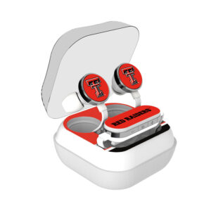 Texas Tech Red Raiders Stripe Design Wireless Earbuds
