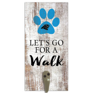 Carolina Panthers 6'' x 12'' Leash Holder Sign