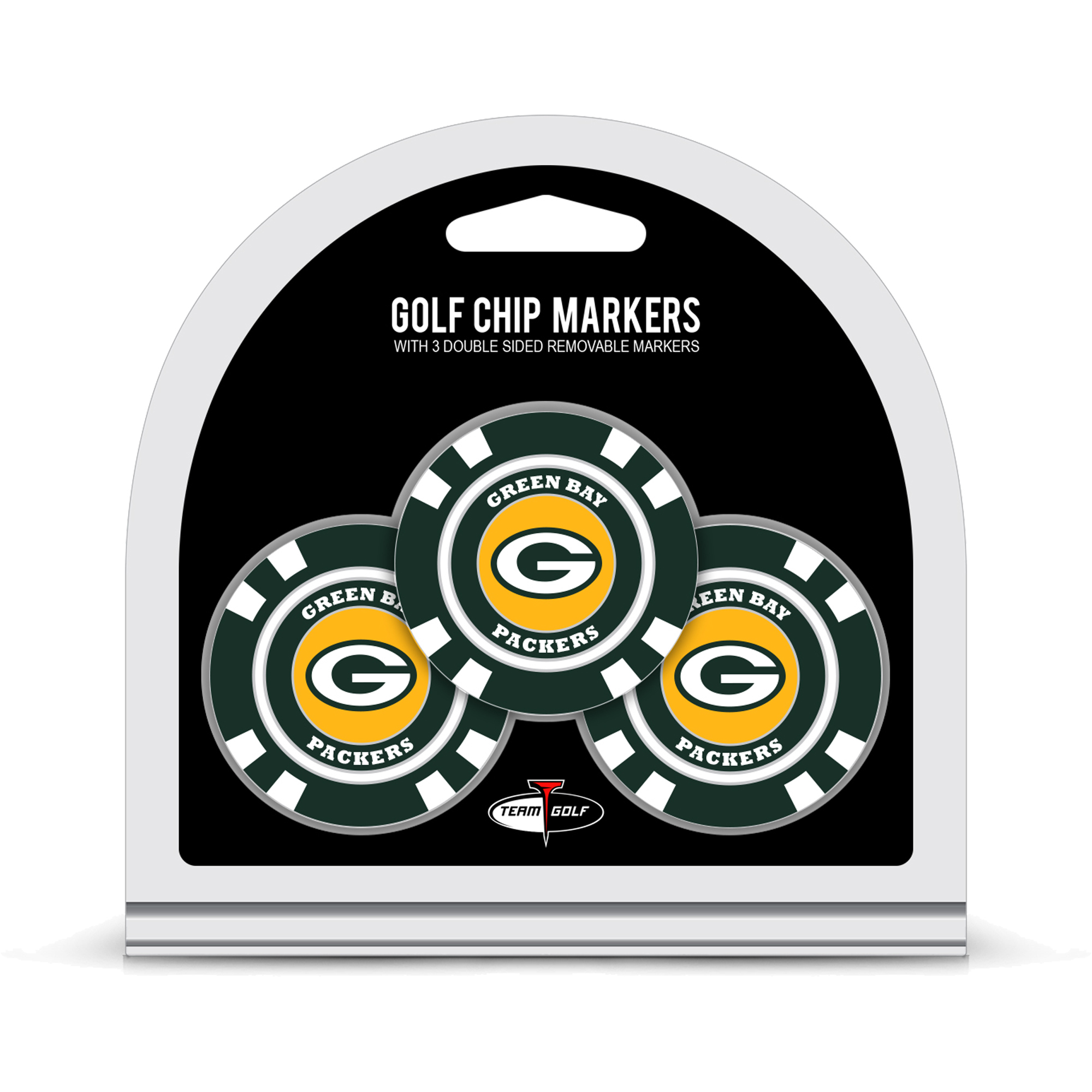 Green Bay Packers Golf Chip 3-Pack Set