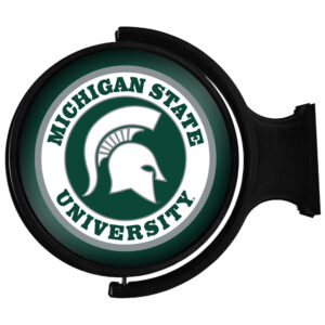 Michigan State Spartans 23'' x 21'' Team Illuminated Rotating Wall Sign