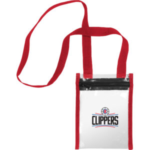 FOCO LA Clippers To Go Clear Crossbody Tote Bag