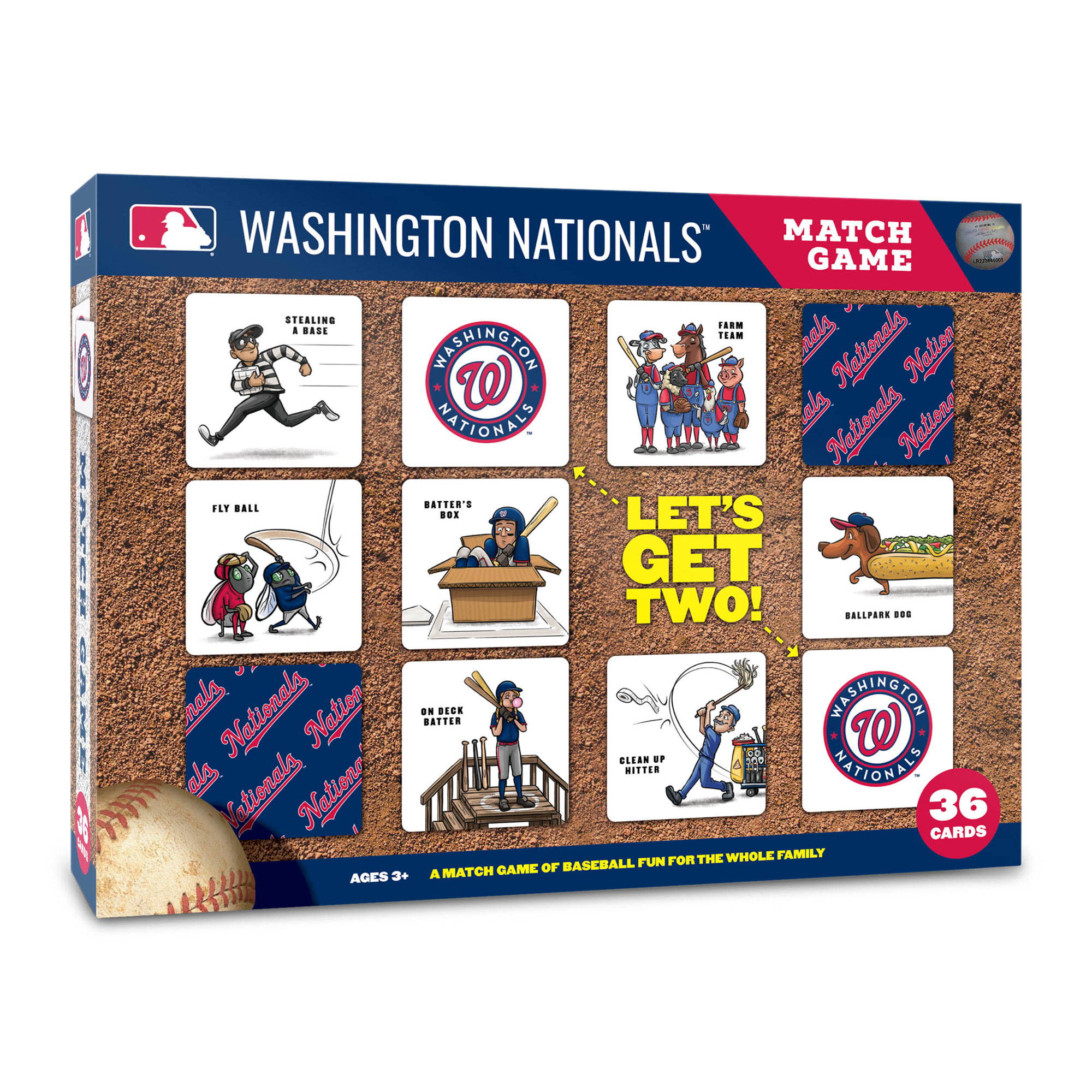 Washington Nationals Licensed Memory Match Game - Image 8
