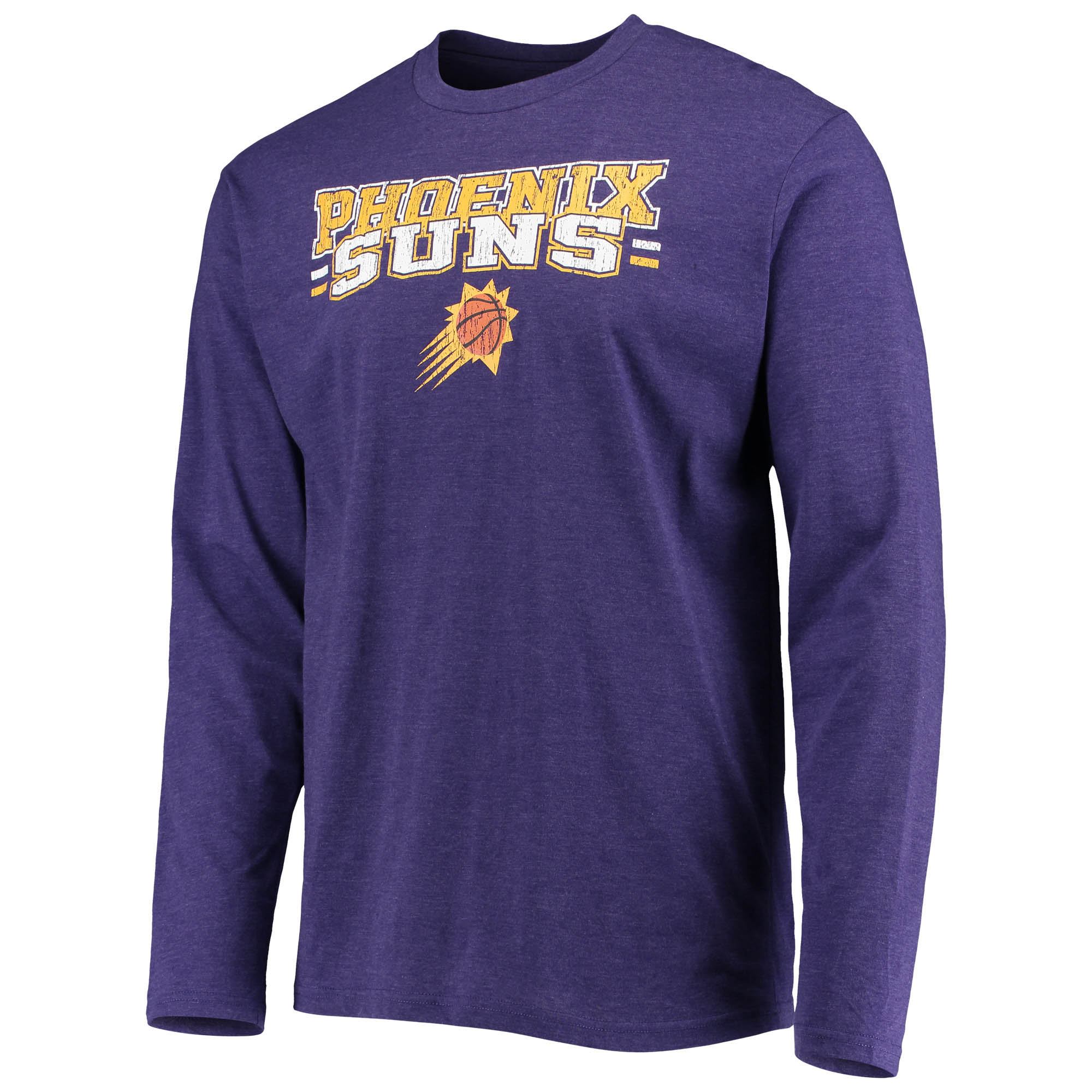 Men's Concepts Sport Black/Purple Phoenix Suns Long Sleeve T-Shirt & Pants Sleep Set - Image 8