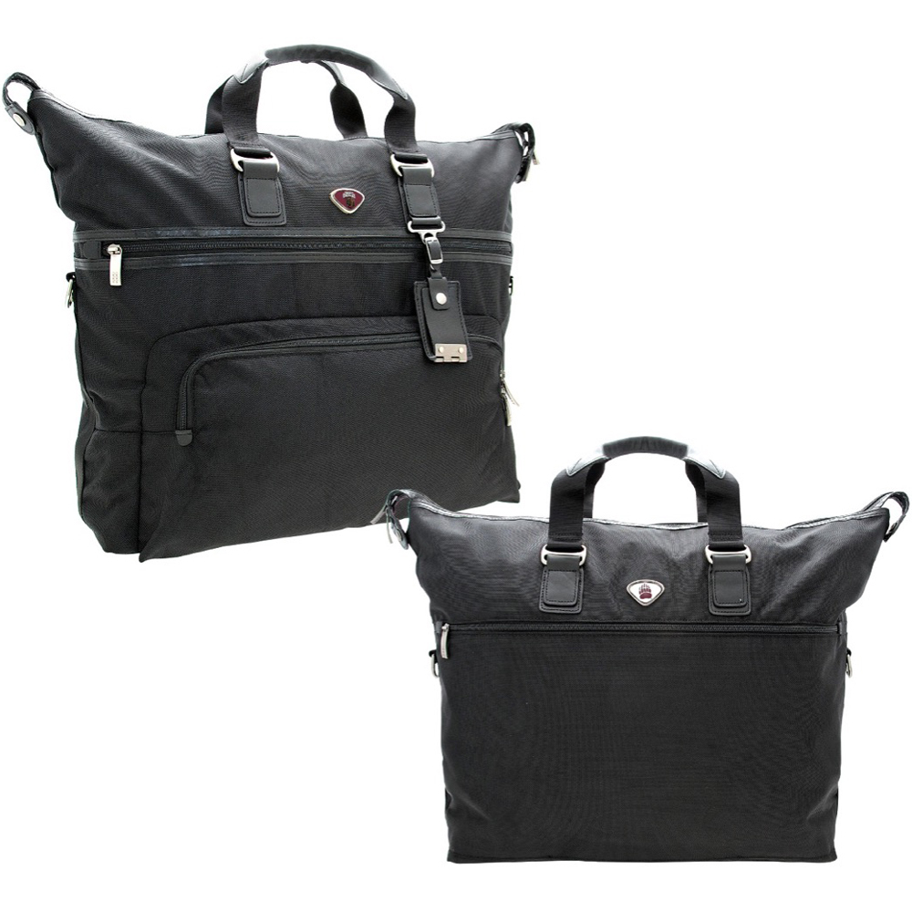 Black Montana Grizzlies Executive Weekender Duffel Bag