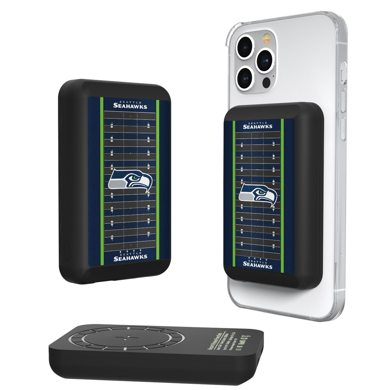 Seattle Seahawks Field Wireless Power Bank - Image 5