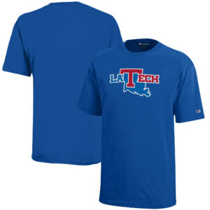 Youth Champion Royal Louisiana Tech Bulldogs Jersey T-Shirt