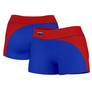 Women's Royal/Scarlet DePaul Blue Demons Plus Size Curve Side Shorts