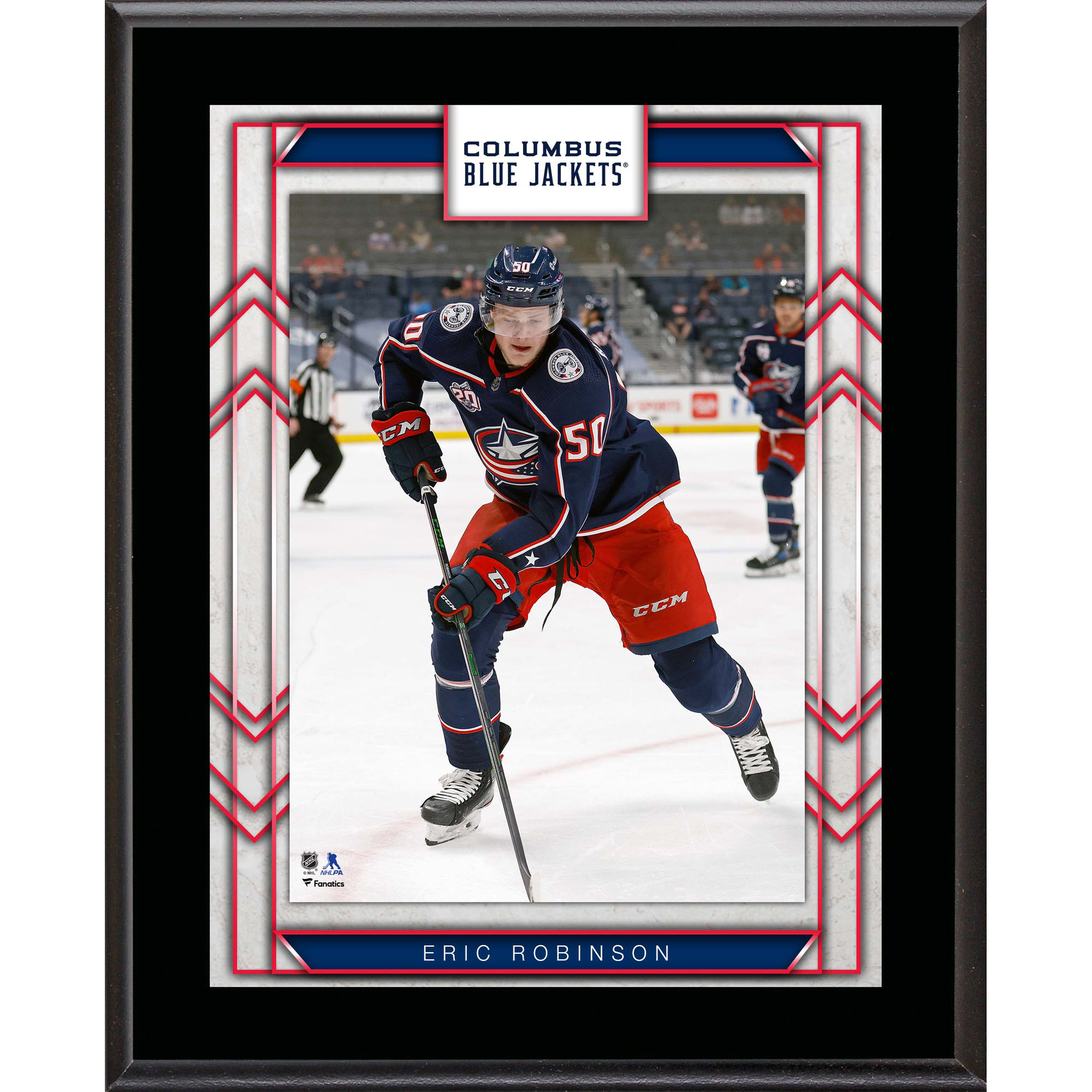 Eric Robinson Columbus Blue Jackets 10.5" x 13" Sublimated Player Plaque