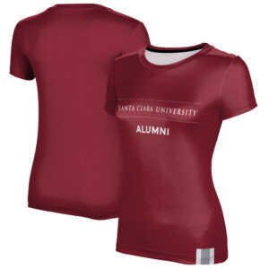 Women's Maroon Santa Clara Broncos Alumni T-Shirt