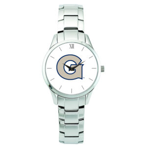 Women's Silver Georgetown Hoyas Stainless Steel Bracelet Wristwatch