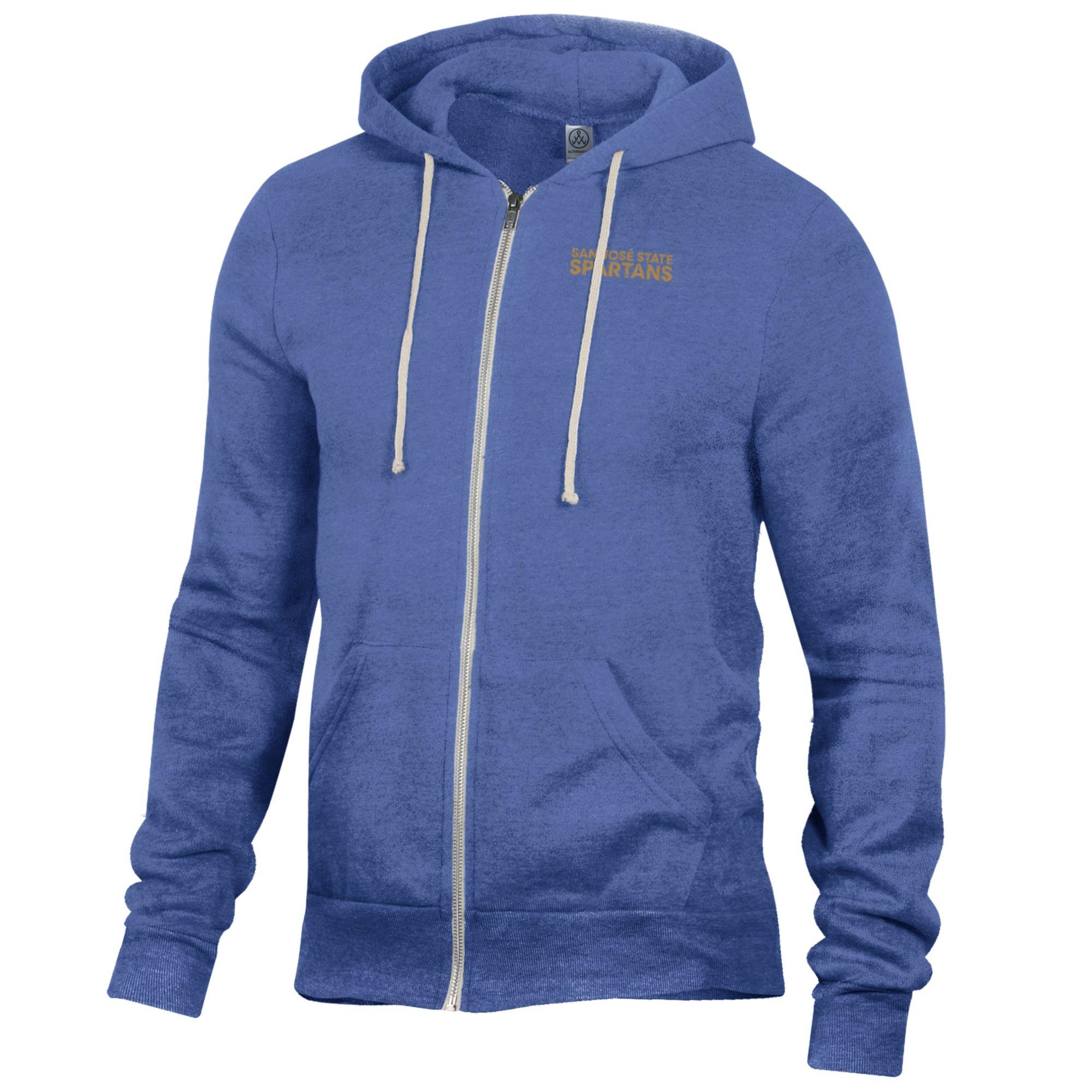 Men's Royal San Jose State Spartans Rocky Full-Zip Hoodie - Image 3
