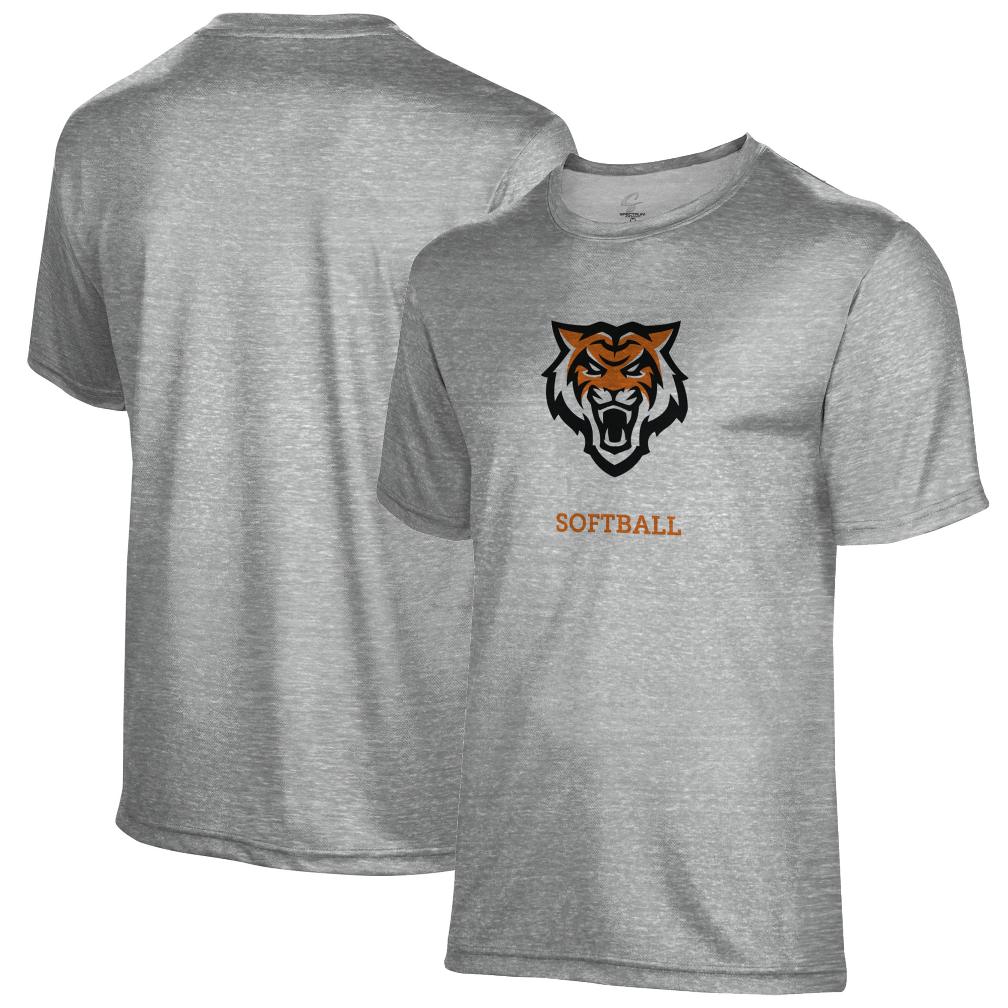 Men's Gray Idaho State Bengals Softball Name Drop T-Shirt