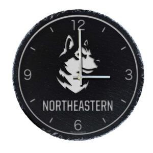 Northeastern Huskies 12'' Slate Clock
