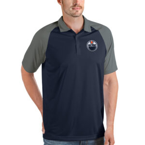 Women's Antigua  Heather Navy Buffalo Sabres Confront Quarter-Zip Pullover Top
