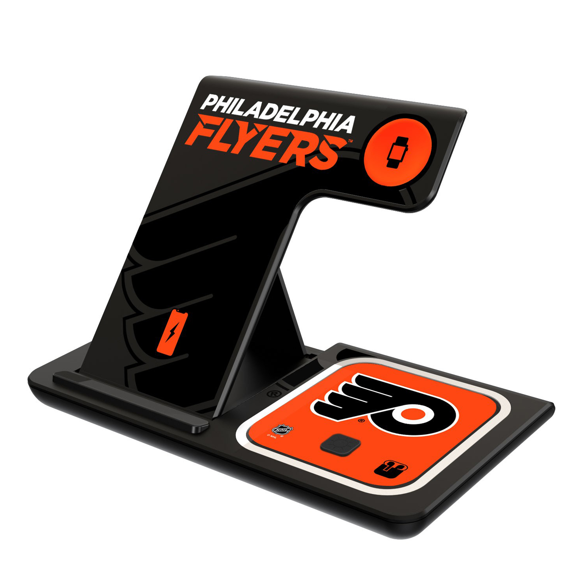Keyscaper Philadelphia Flyers 3-In-1 Wireless Charger