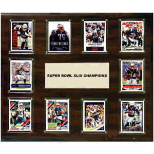 New England Patriots Super Bowl XLIX Champions 15'' x 18'' Plaque