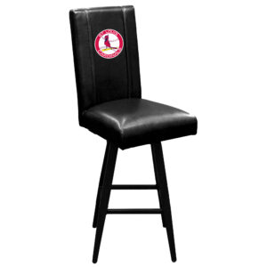 Black St. Louis Cardinals Logo Swivel Bar Stool 2000