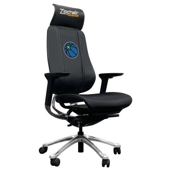Black Minnesota Timberwolves Logo PhantomX Gaming Chair