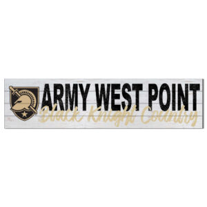 Army Black Knights 10'' x 40'' Logo Sign