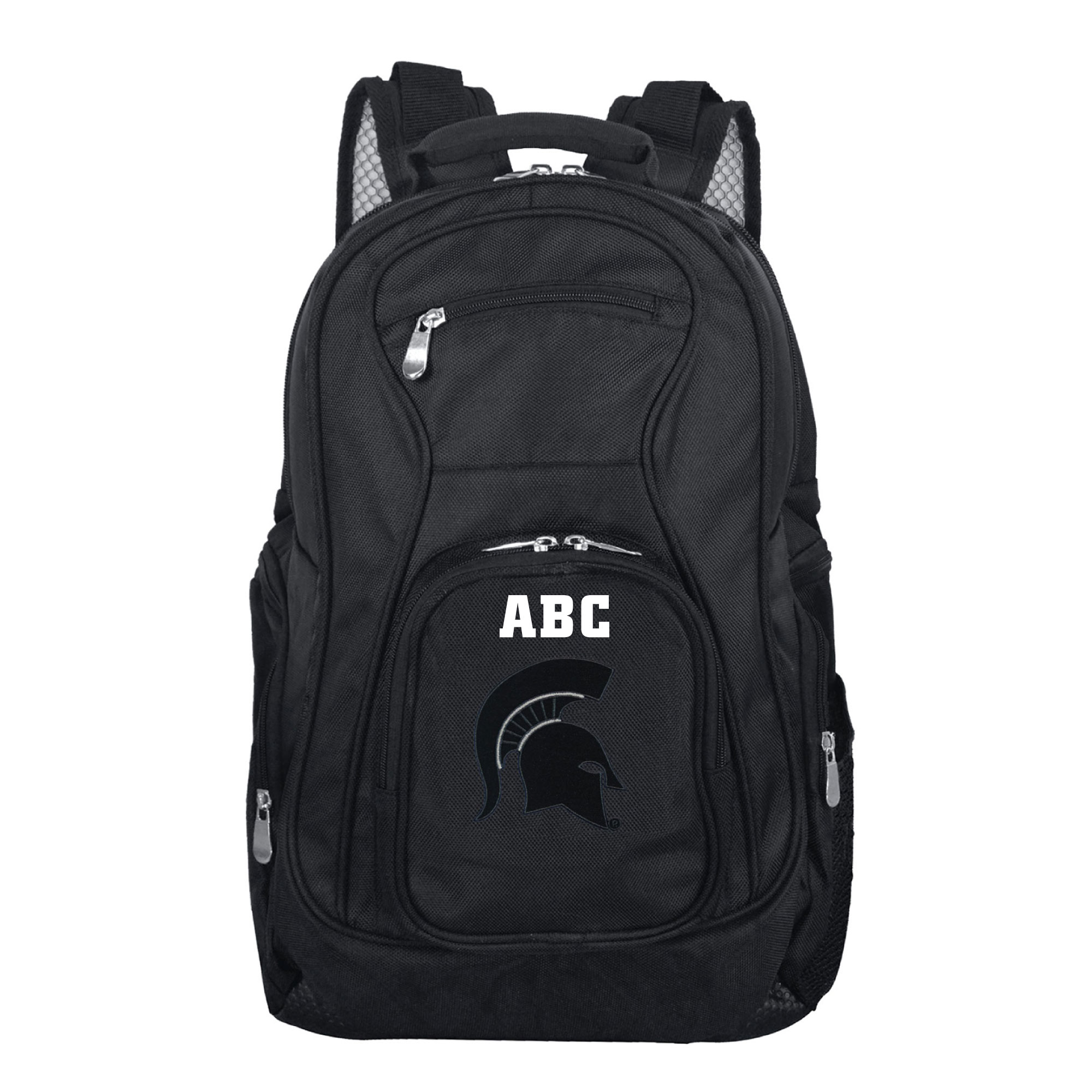 MOJO Black Michigan State Spartans Personalized Premium Laptop Backpack