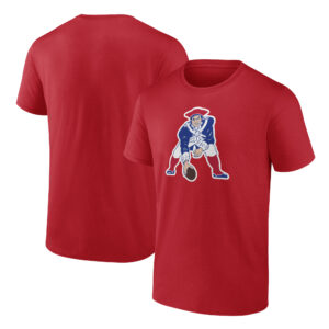 Men's Red New England Patriots Primary Team Logo T-Shirt