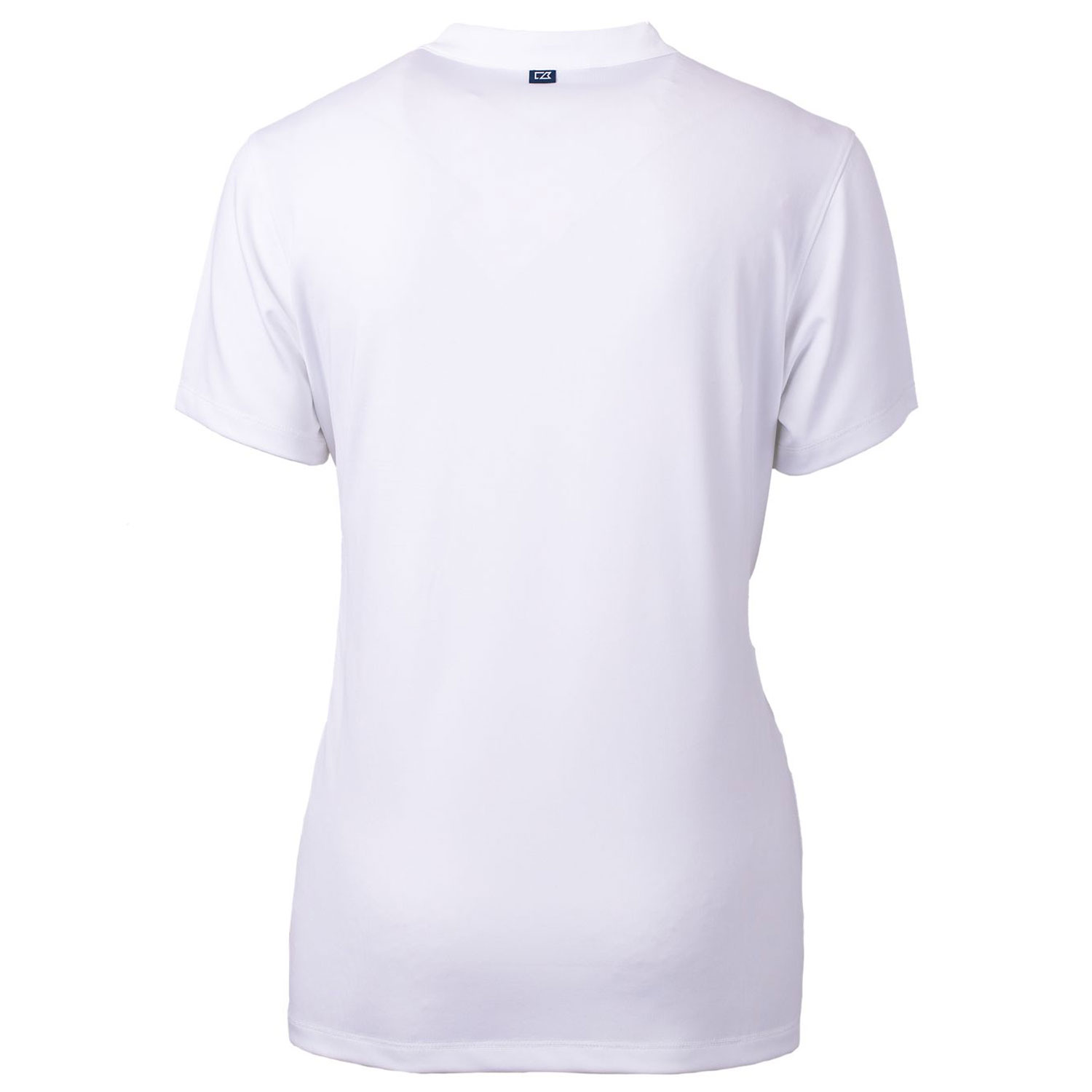 Women's Cutter & Buck White Jackson State Tigers Forge Blade V-Neck Top - Image 7