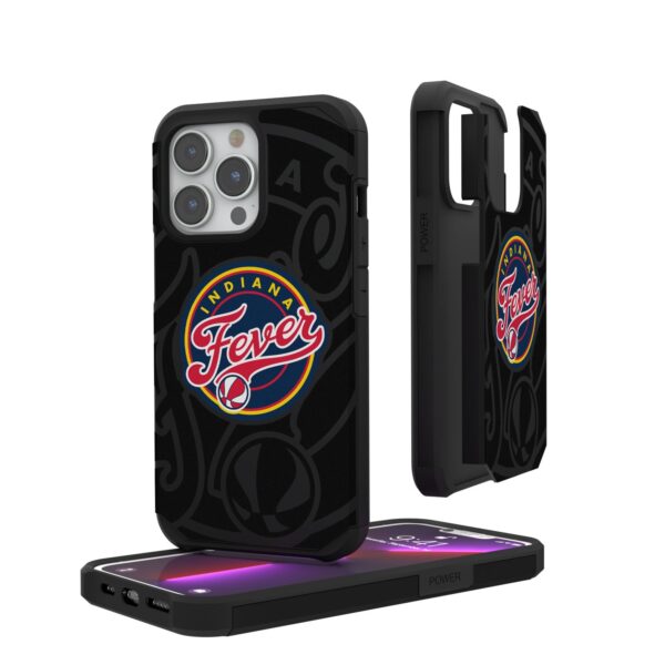 Indiana Fever Monocolor Design iPhone Rugged Case