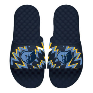 Youth ISlide Navy Memphis Grizzlies High Energy Slide Sandals
