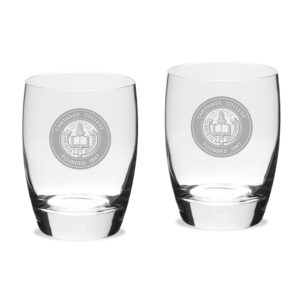 Carthage Firebirds 15.75oz. 2-Piece Luigi Bormioli Michelangelo Water Glass Set
