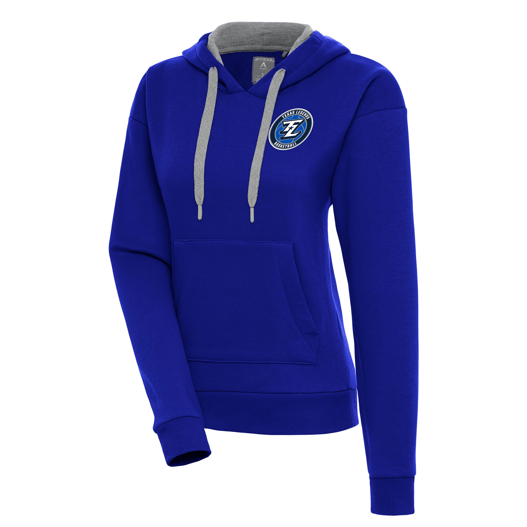 Women's Antigua Royal Texas Legends Victory Pullover Hoodie