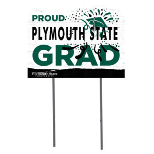 Plymouth State Panthers 18" x 24" Proud Graduate Yard Sign