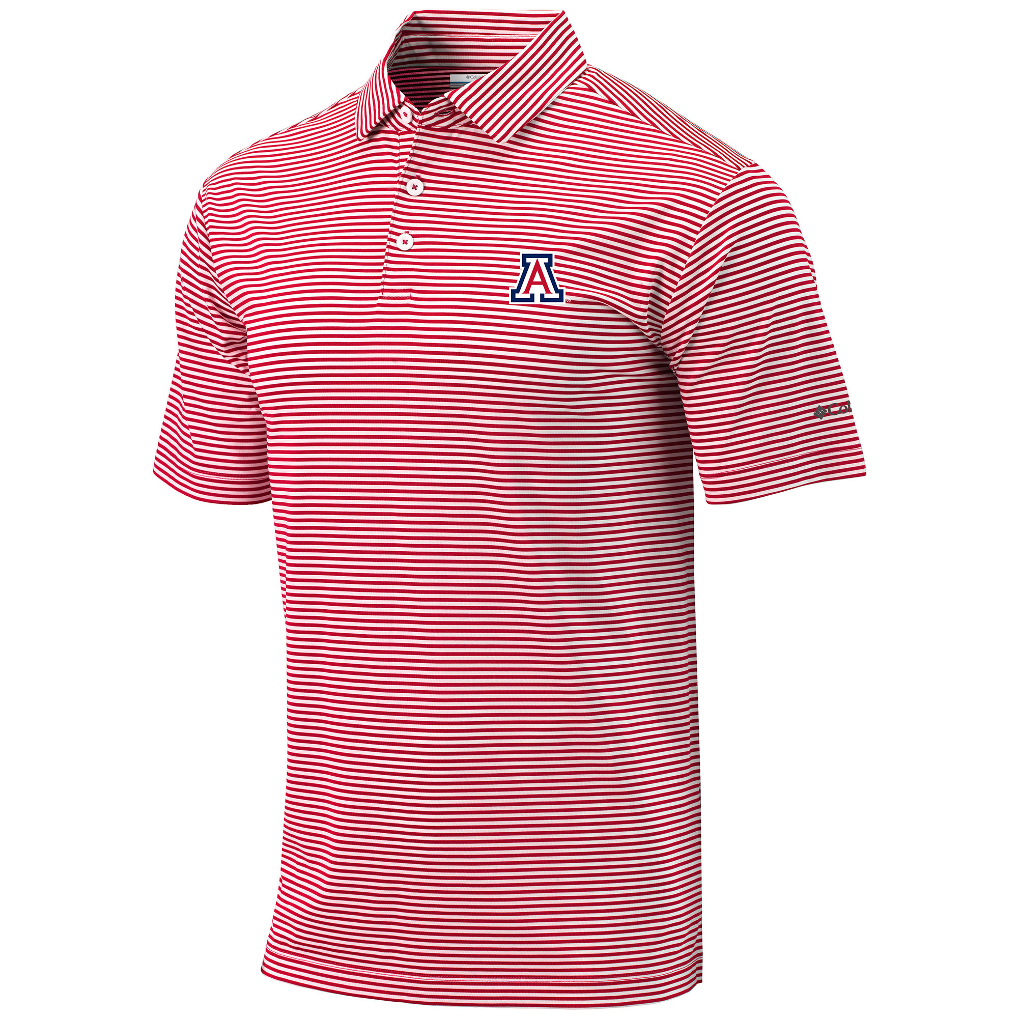 Men's Columbia Red Arizona Wildcats Omni-Wick Club Invite Polo - Image 3