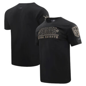 Men's Pro Standard Black Vegas Golden Knights Wordmark T-Shirt