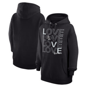 Women's G-III 4Her by Carl Banks  Black Chicago White Sox Love Graphic Fleece Hoodie