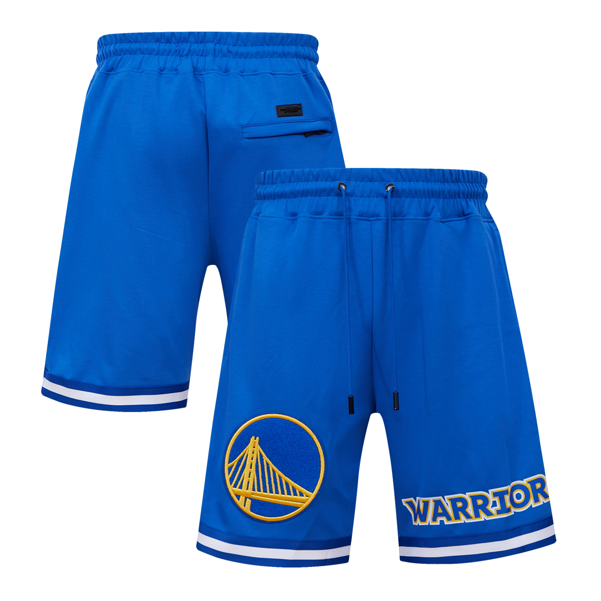 Men's Pro Standard Royal Golden State Warriors Classic Chenille DK Shorts
